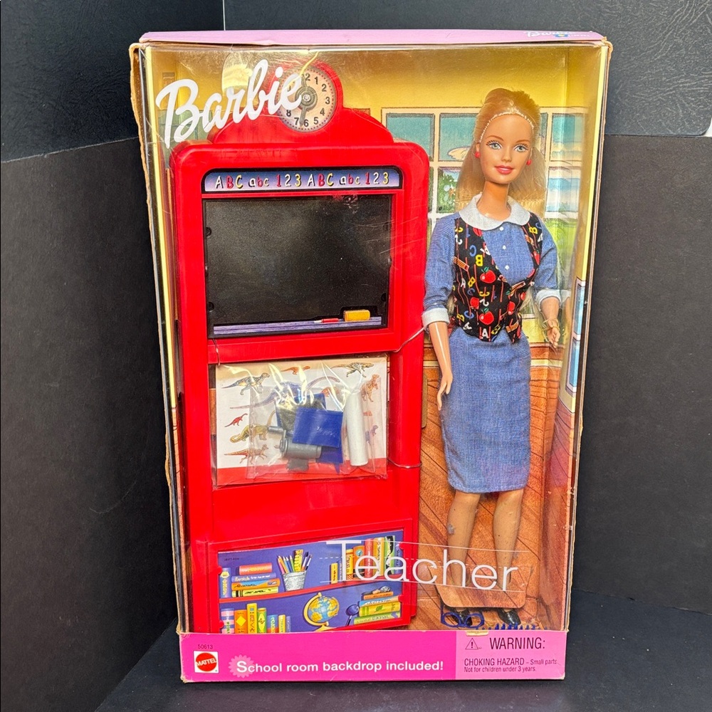 Vintage 2000 Teacher Barbie New! Never Removed From Box! NRFB
